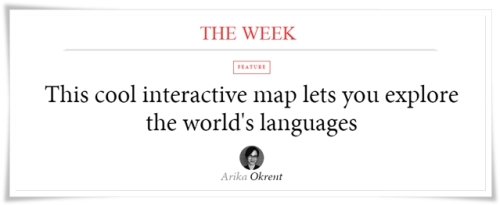 interactive language map